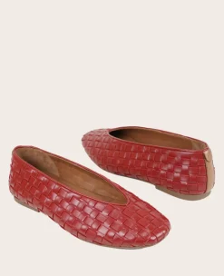 GENTLE SOULS - Willow Woven Leather Flat><noscript><img width=