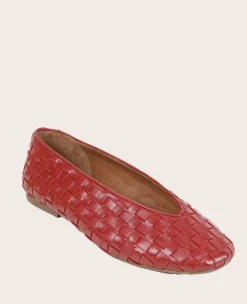 GENTLE SOULS - Willow Woven Leather Flat><noscript><img width=