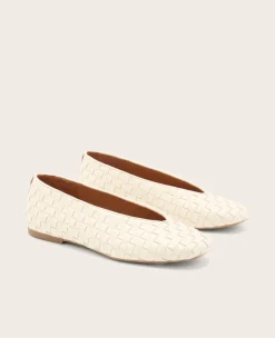 GENTLE SOULS - Willow Woven Leather Flat><noscript><img width=