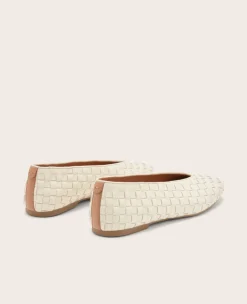 GENTLE SOULS - Willow Woven Leather Flat><noscript><img width=
