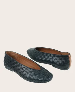 GENTLE SOULS - Willow Woven Leather Flat><noscript><img width=