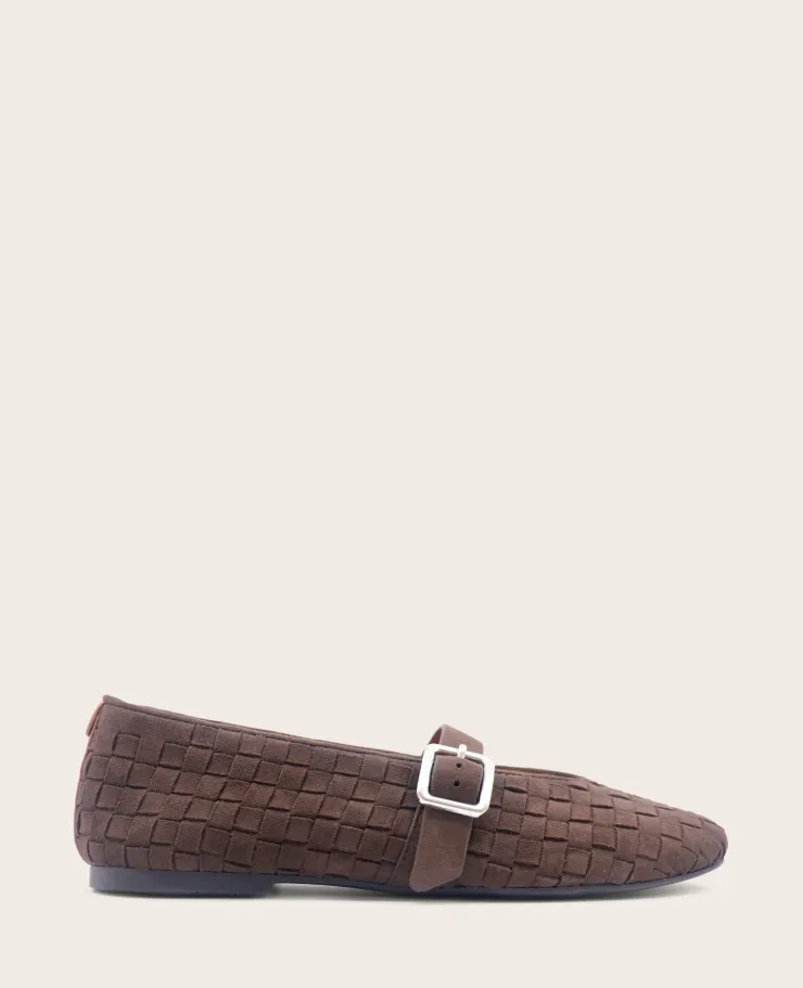 GENTLE SOULS - Winifred Suede Woven Mary Jane Flat>Kenneth Cole Online