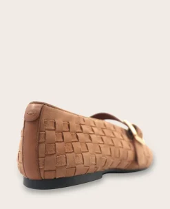 GENTLE SOULS - Winifred Suede Woven Mary Jane Flat><noscript><img width=