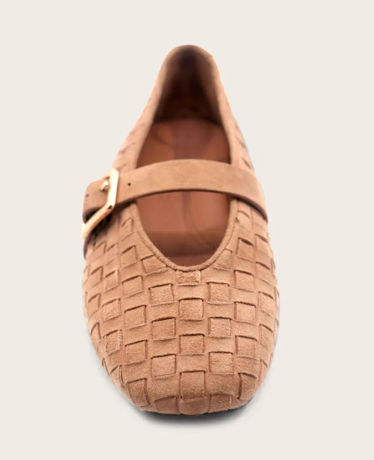 GENTLE SOULS - Winifred Suede Woven Mary Jane Flat>Kenneth Cole Best