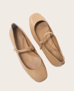 GENTLE SOULS - Wynona Leather Mary Jane Ballet Flat><noscript><img width=