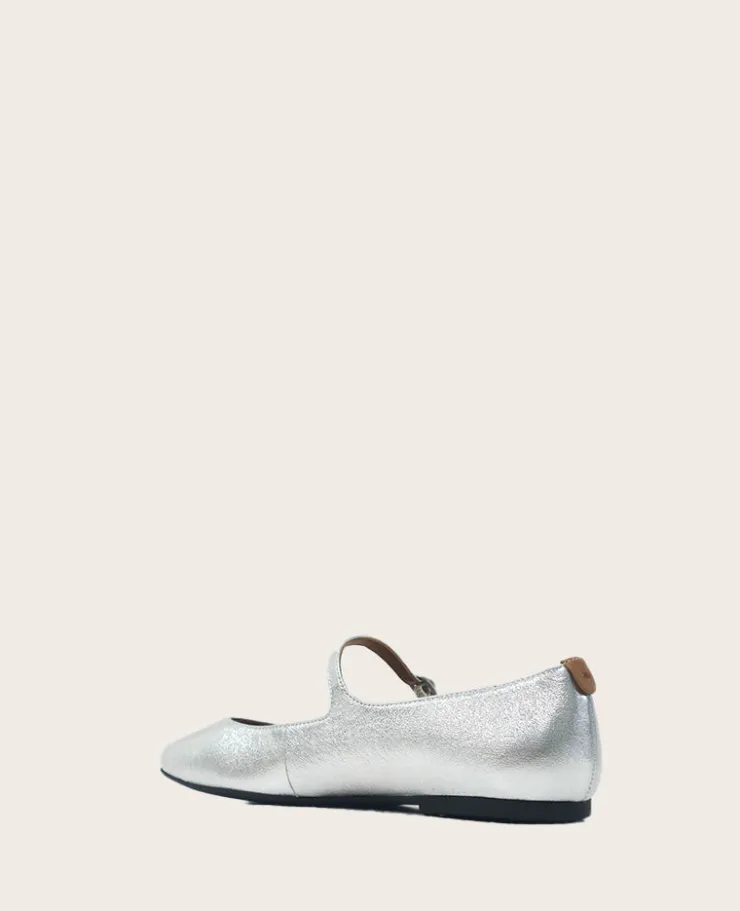GENTLE SOULS - Wynona Metallic Mary Jane Ballet Flat>Kenneth Cole Discount