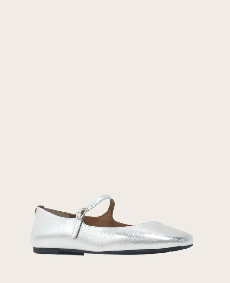GENTLE SOULS - Wynona Metallic Mary Jane Ballet Flat>Kenneth Cole Discount