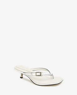 Gillie Embossed Croco Kitten Heel Buckle Sandal><noscript><img width=
