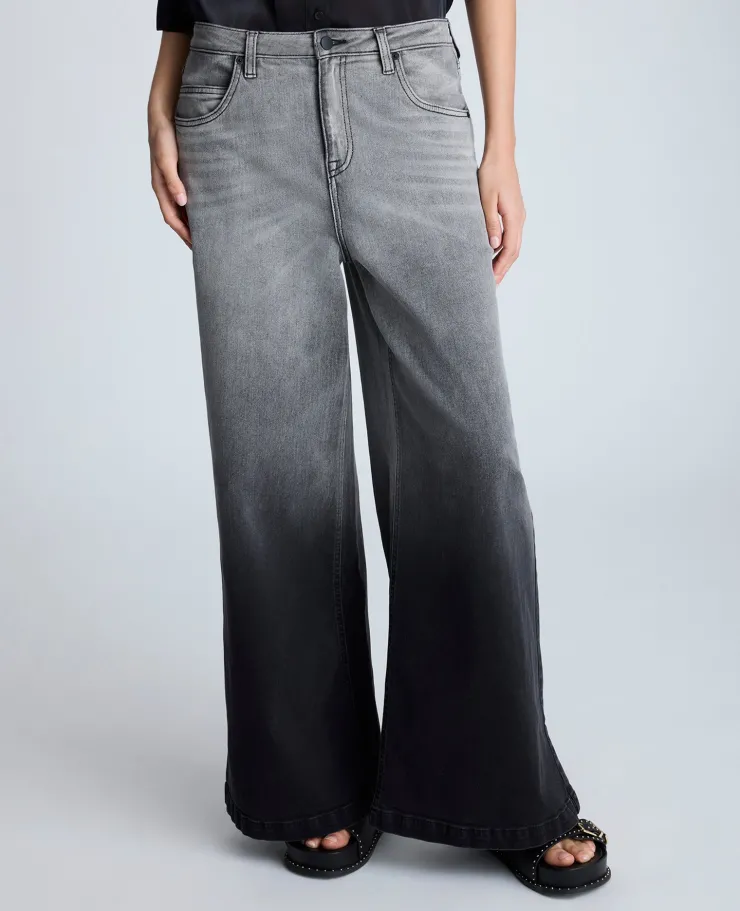 Gradient Dye Wide Leg Denim Jean>Kenneth Cole Online