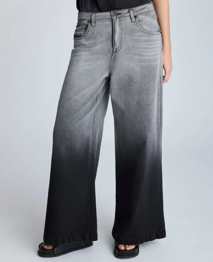 Gradient Dye Wide Leg Denim Jean>Kenneth Cole Online