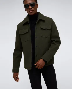 Heavyweight Twill Trucker Jacket><noscript><img width=