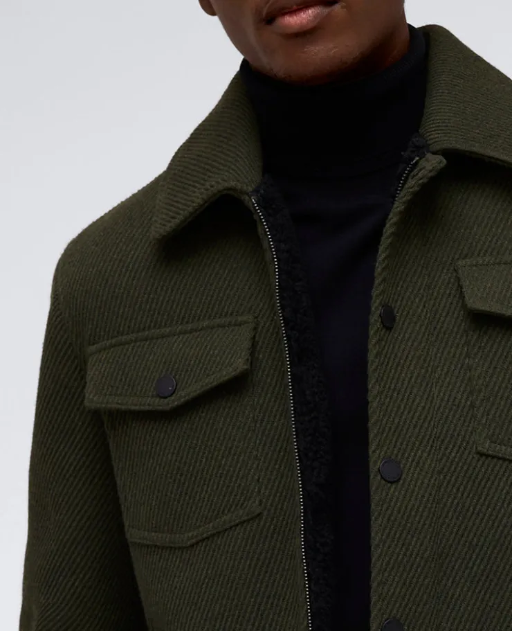 Heavyweight Twill Trucker Jacket>Kenneth Cole Discount