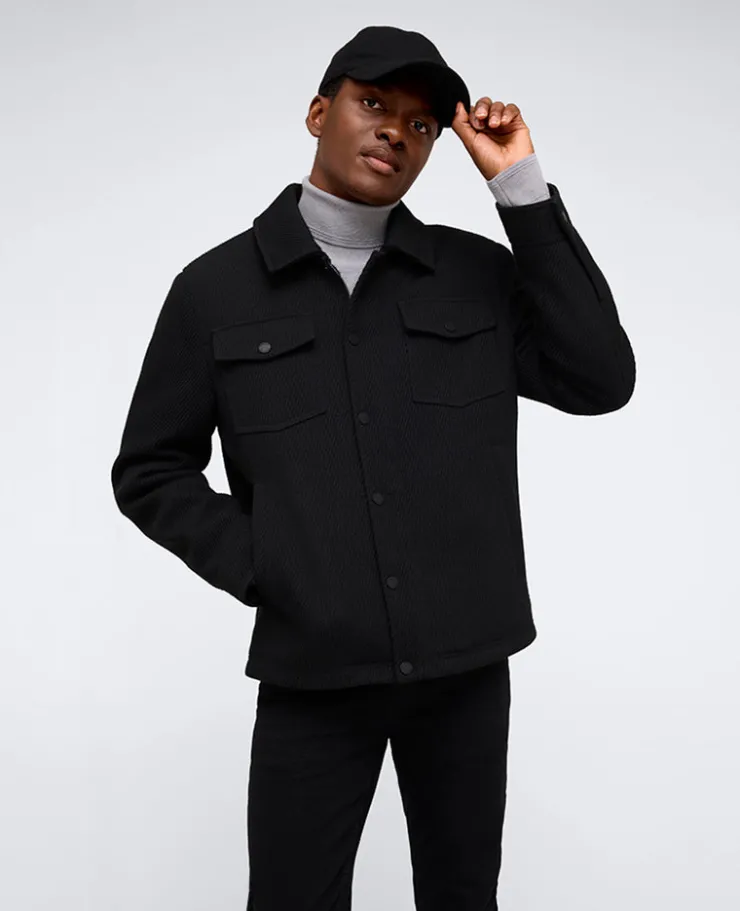 Heavyweight Twill Trucker Jacket>Kenneth Cole Hot