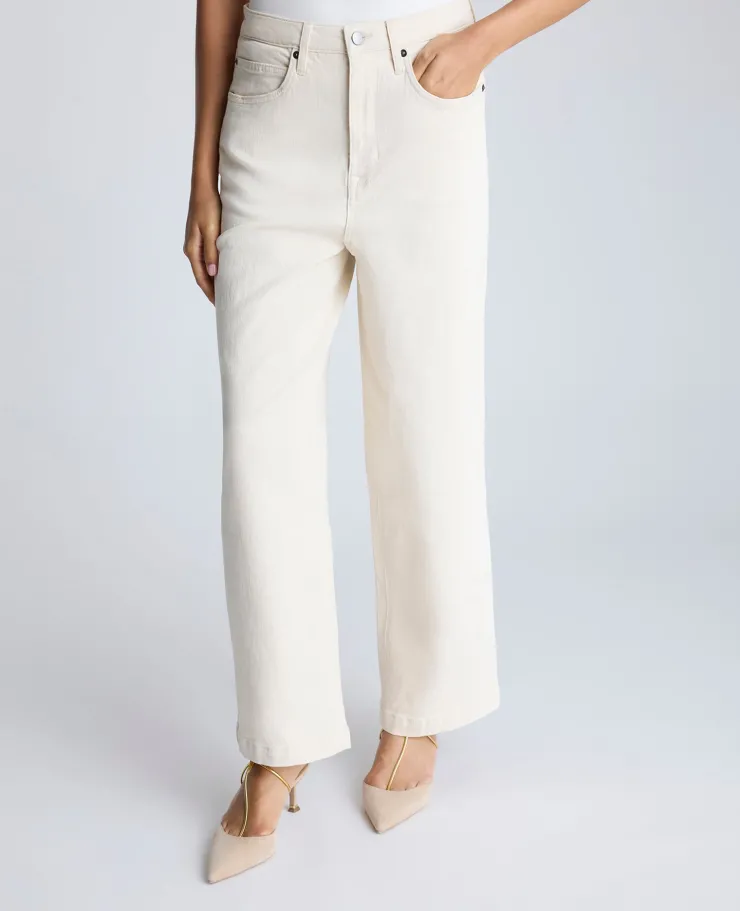High Rise Barrel Leg Denim Jean>Kenneth Cole Discount
