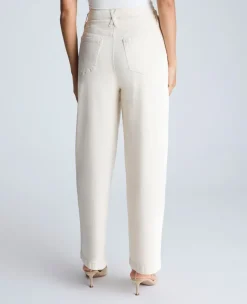 High Rise Barrel Leg Denim Jean><noscript><img width=