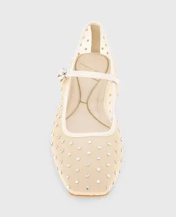 Jasper Mesh Micro Stud Ballet Flat><noscript><img width=