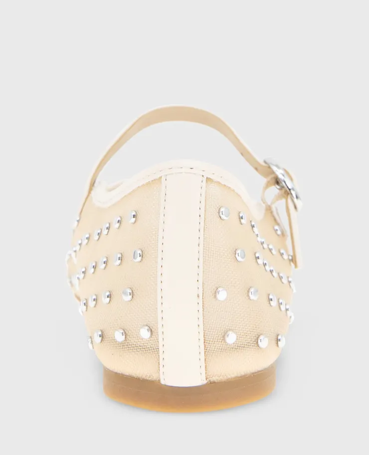 Jasper Mesh Micro Stud Ballet Flat>Kenneth Cole New