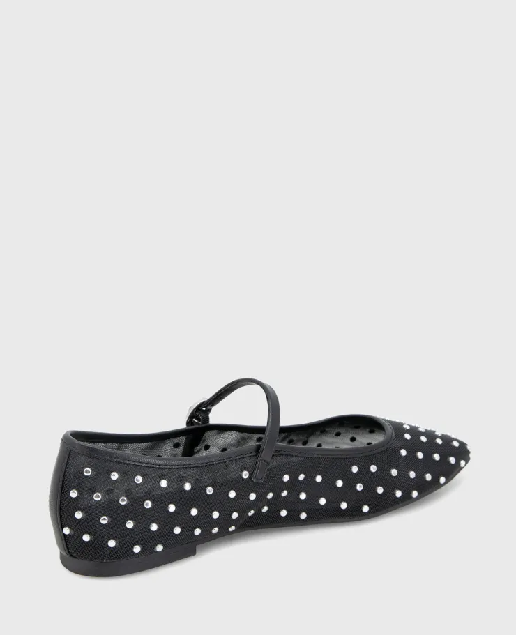 Jasper Mesh Micro Stud Ballet Flat>Kenneth Cole