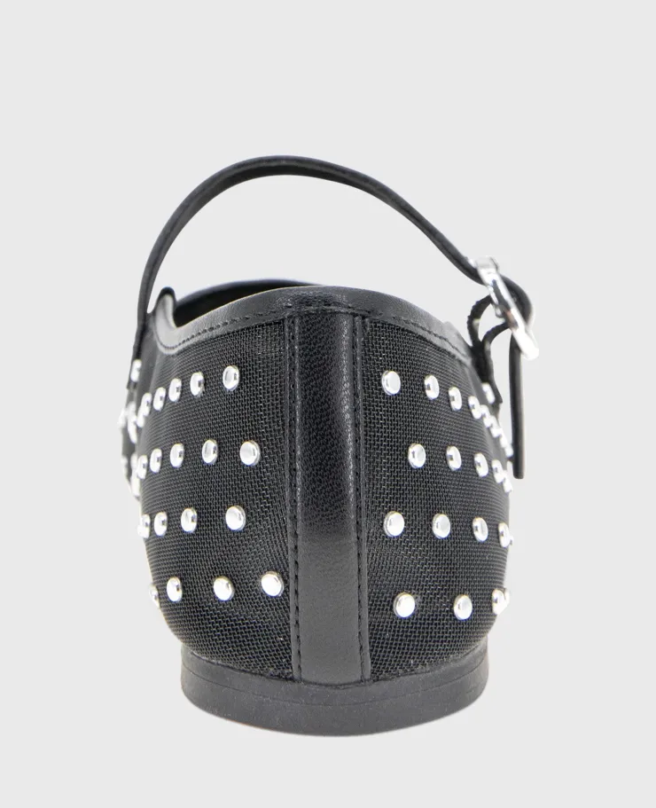 Jasper Mesh Micro Stud Ballet Flat>Kenneth Cole