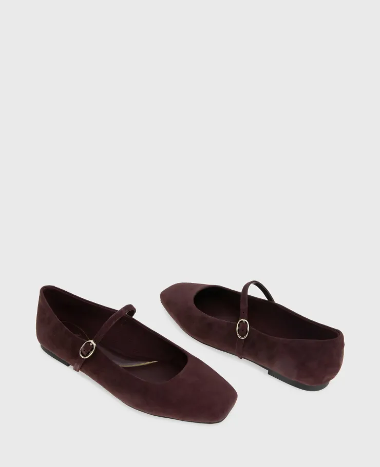 Jasper Suede Ballet Flat>Kenneth Cole Best