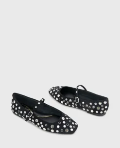 Jasper Suede Stud Ballet Flat><noscript><img width=