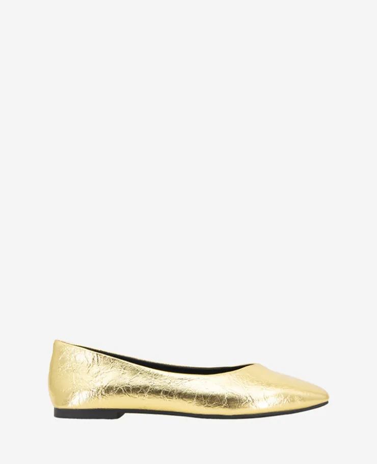 Johanna Metallic Leather Ballet Flat>Kenneth Cole Clearance