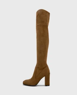 Josie Suede Tall Knee Heeled Boot>Kenneth Cole Hot