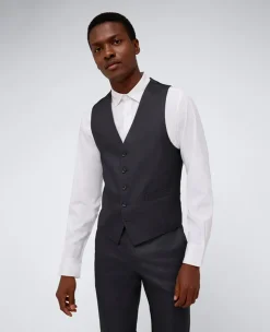 Reaction Ready Flex Slim-Fit Suit Separate Vest>Kenneth Cole New