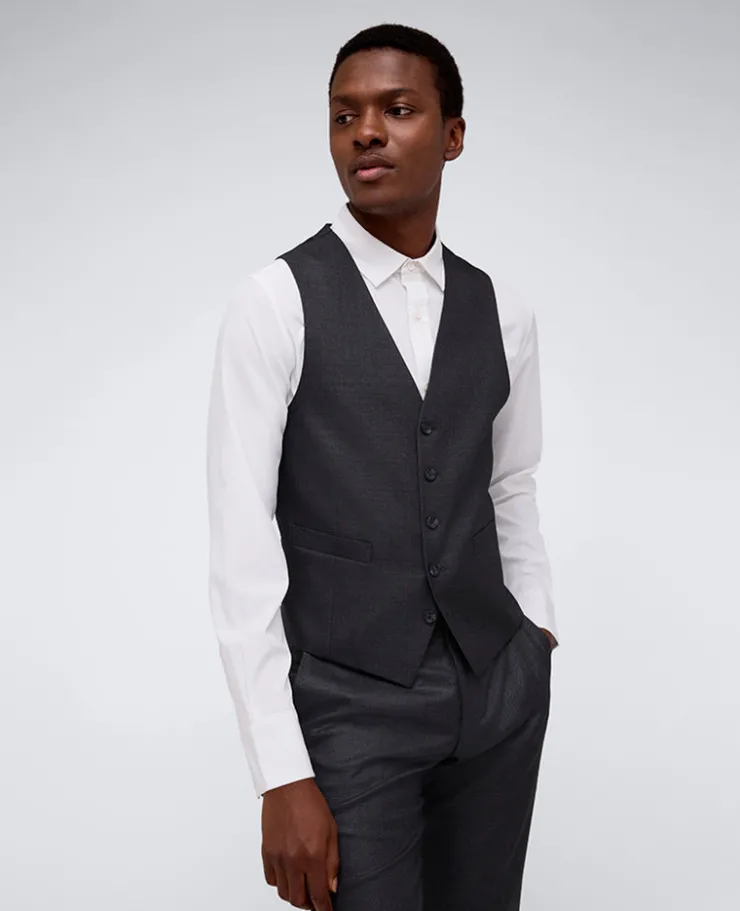 Reaction Ready Flex Slim-Fit Suit Separate Vest>Kenneth Cole New