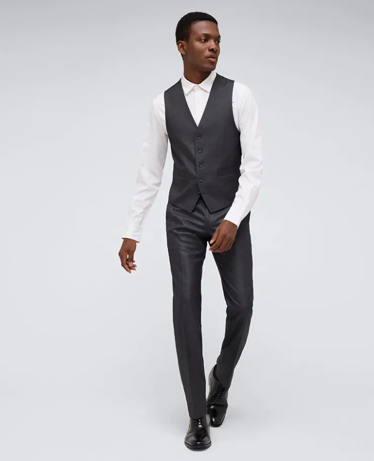 Reaction Ready Flex Slim-Fit Suit Separate Vest>Kenneth Cole New