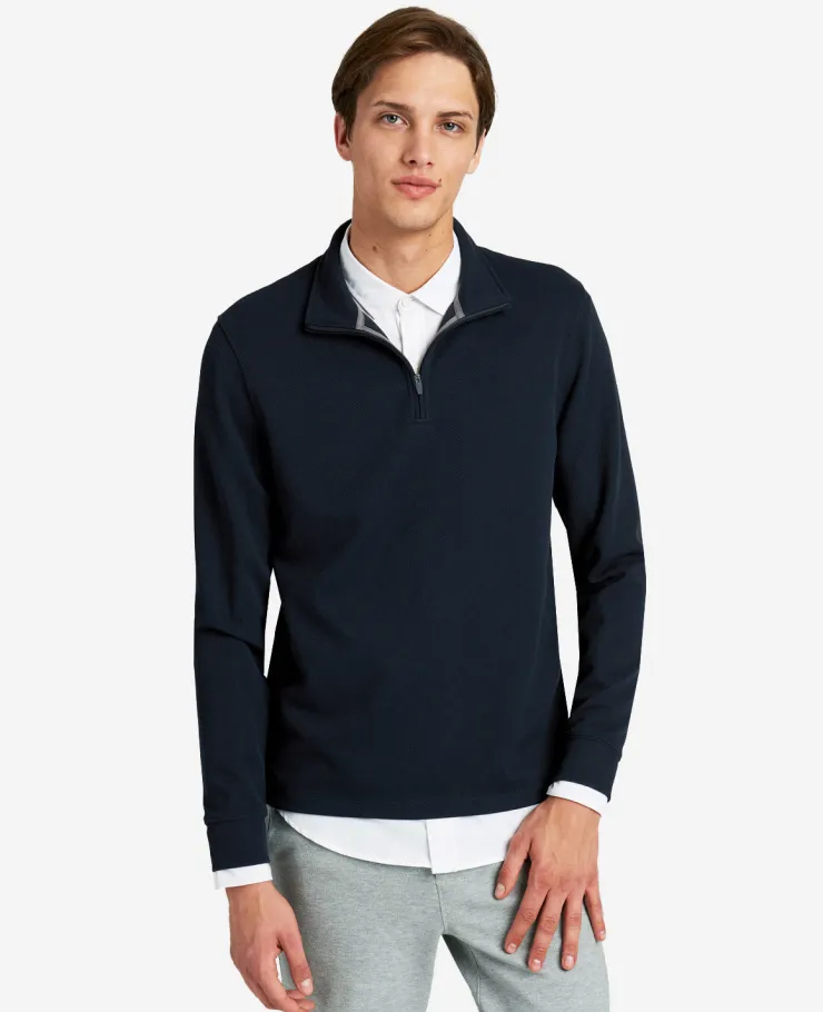 Sport Quarter-Zip Knit Pullover>Kenneth Cole Sale
