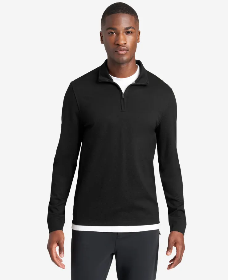 Sport Quarter-Zip Knit Pullover>Kenneth Cole