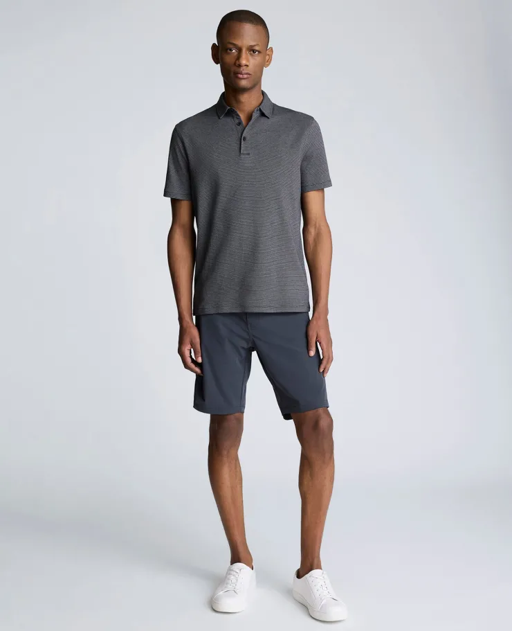 Knit Two-Toned Button Polo>Kenneth Cole Sale
