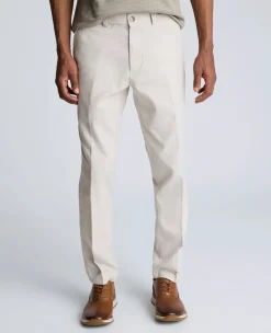 Linen Blend Slim Fit Flat Front Chino Pant><noscript><img width=