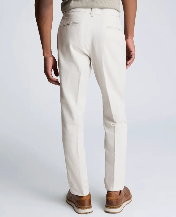 Linen Blend Slim Fit Flat Front Chino Pant>Kenneth Cole Hot