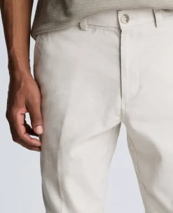 Linen Blend Slim Fit Flat Front Chino Pant><noscript><img width=