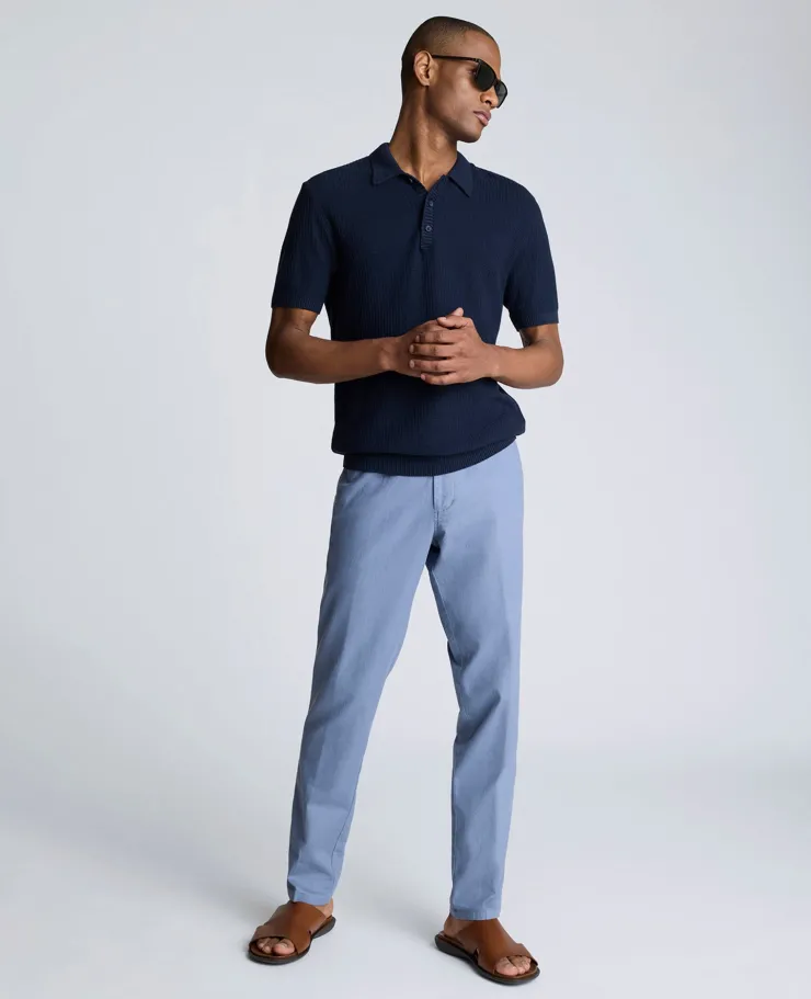 Linen Blend Slim Fit Flat Front Chino Pant>Kenneth Cole Online