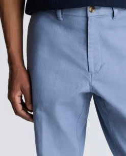 Linen Blend Slim Fit Flat Front Chino Pant><noscript><img width=