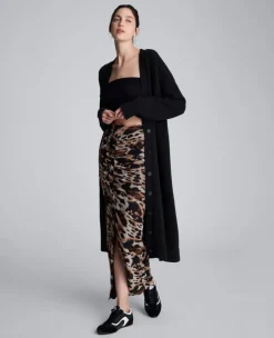 Long Button Front Cardigan Duster><noscript><img width=