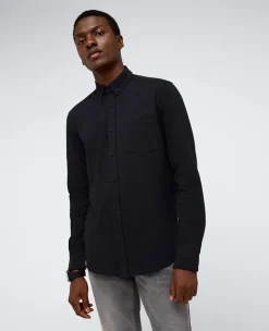 Long Sleeve Button Down Stretch Shirt with Pocket>Kenneth Cole Best