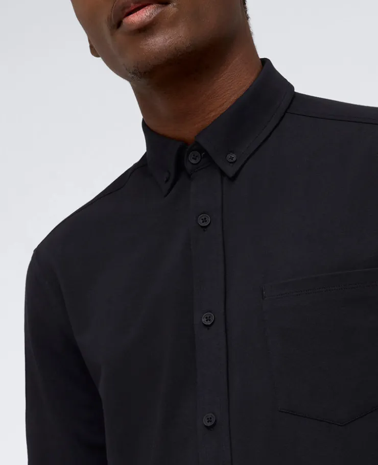 Long Sleeve Button Down Stretch Shirt with Pocket>Kenneth Cole Best