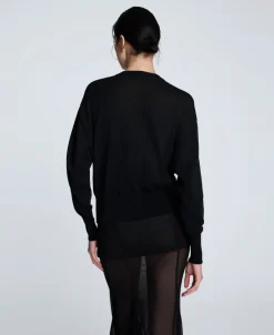Long Sleeve Button Front Cardigan><noscript><img width=