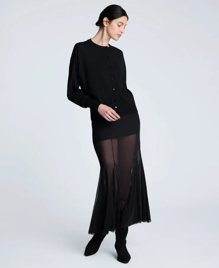 Long Sleeve Button Front Cardigan>Kenneth Cole Outlet