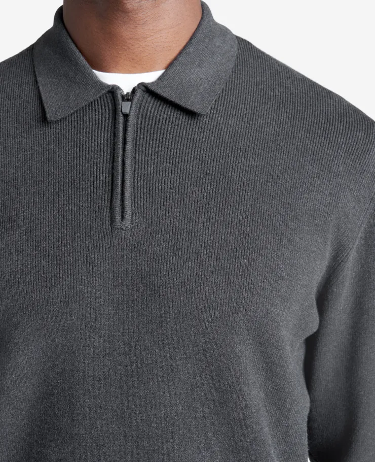 Long Sleeve Polo Sweater>Kenneth Cole Outlet