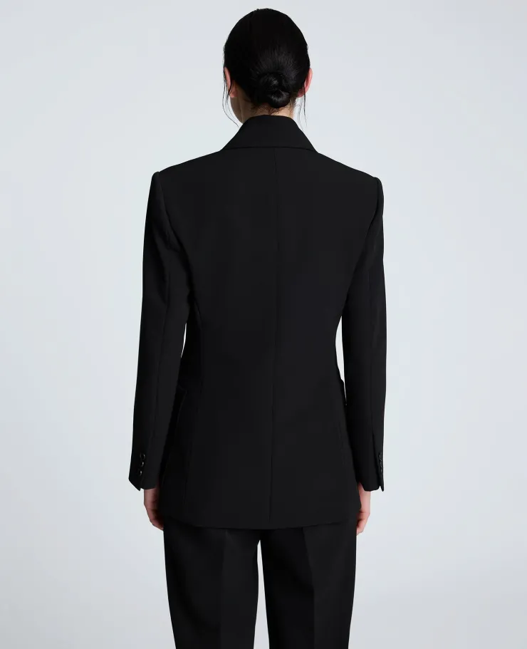 Luxe Twill Double Breasted Jacket>Kenneth Cole Sale