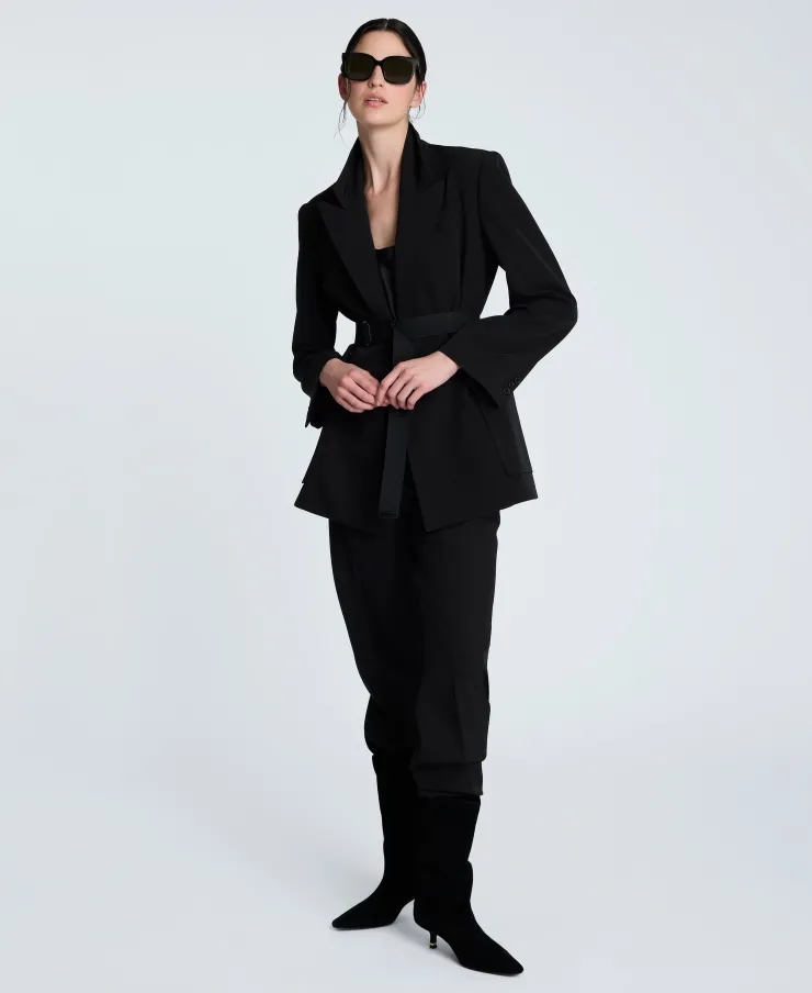 Luxe Twill Double Breasted Jacket>Kenneth Cole Sale