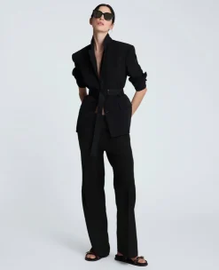 Luxe Twill Flare Leg Pant><noscript><img width=