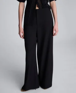 Luxe Twill Side Pleat Wide Leg Pant>Kenneth Cole Sale