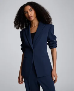 Luxe Twill Slim One Button Jacket><noscript><img width=