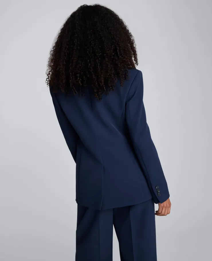 Luxe Twill Slim One Button Jacket>Kenneth Cole New